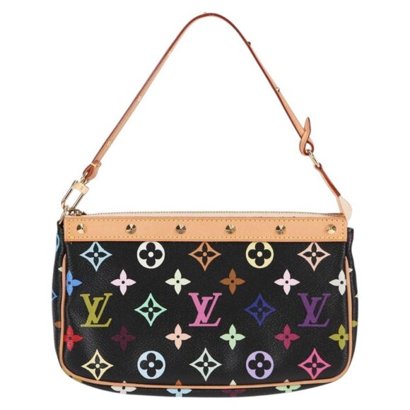 LOUIS VUITTON Monogram Multicolor Pochette Accessoires Black - Picture 11 of 16